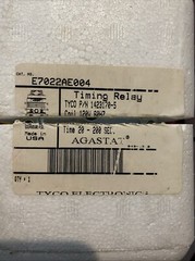 Tyco AGASTAT E7022AE004 / 7022AE Timing Delay Relay 20-200 sec – 120 V 60HZ New