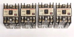Lot of 4 Cutler Hammer Type M Relays D26MB D26MPR D26MPL D26MPS