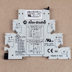 Allen Bradley 700-HLT1Z24 Series A Relay Base w/ 700-TBR24 Series A Relay, 24VDC