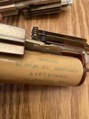 Pair Of CP Clare vintage relay Continuous Duty 50 OHMS DC RESISTANCE 195G3002 #I
