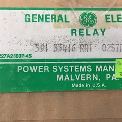 General Electric 391-33416-RR1 Relay 0257A9680G0002 366A925G2
