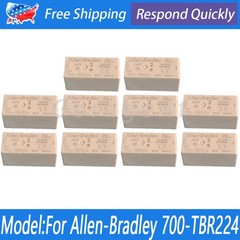 10PCS Power Relay For Allen-Bradley 700-TBR224 700TBR224 250VAC 24VDC 8Pins 10A