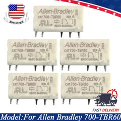 5PCS Power Relay For Allen-Bradley CAT 700-TBR60 CAT700-TBR60 60V 6A 250VAC 5Pin
