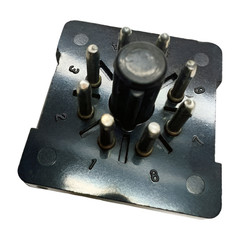 Dayton 5X823E Relay 8-Pin, 24V, 50/60Hz, 10A 250VAC, 1/3HP 120VAC, 1/2HP 250VAC