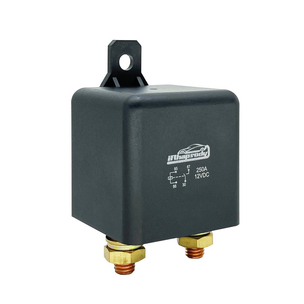 250A 12V Continuous Duty SPST 4 Pin High Power Relay Auto Switch Replacement