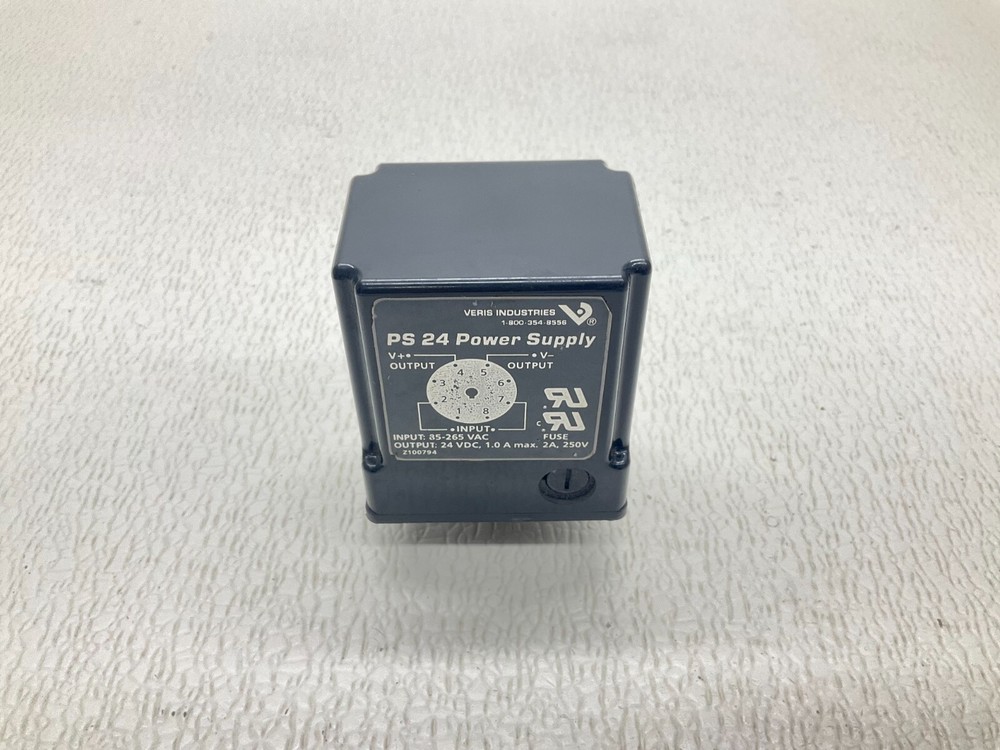 Veris Industries PS24 8 Pin Power Supply Module 24 VDC 1.0 Amp PS (TSC)