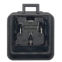 4-Pin 40/30AMP 12V DC Waterproof Relay with Heavy Duty Wires, SPST Automotive
