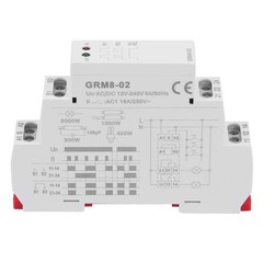 GRM8-02 Electronic Impulse Latching Relay, Memory Relay & Pulse Relay, Din Ra…