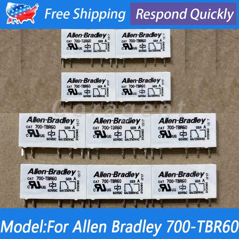 20PCS For Allen-Bradley CAT 700-TBR60 CAT700-TBR60 Power Relay 250VAC 60VDC USA