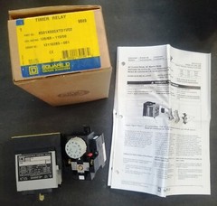 Square D Model 8501X000XTD1VO2 Timer Relay – New In Box