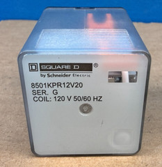 Lot of 2x Genuine Square D 8501KPR12V20 Plug In Relay 120V 50/60Hz Ser G