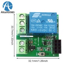ESP8266 ESP-01/01S DC 5V 1 Channel WIFI Relay Module with Separate Backplane