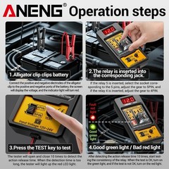 ANENG 11-25V Relay Detector RT01 Digital Universal 4/5 Pins Car Battery Vehicle