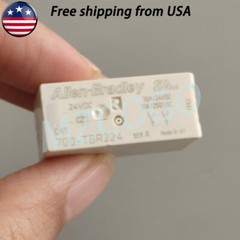 For Allen-Bradley Power Relay 700TBR224 Ser A 24VDC 250VAC 10A 8-Pins 700-TBR224