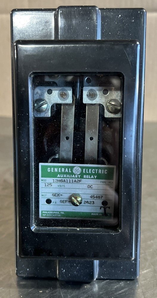 GE 12HGA111A2F Auxiliary Relay 125 VDC Nos Surplus No Original Box