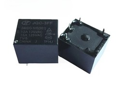 JQC-3FF/24VDC-1HS(551) General Purpose Relay 24VDC 12A 4 Pins x 5PCS NEW