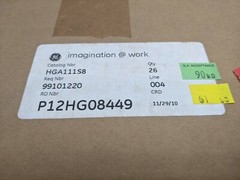 GE HGA111S8 Hinged Armature Single Function Auxiliary Relay
