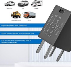4-Pin High Power 12VDC 40A Car AC Relay, 4 PCS Multi-Purpose Quic Color: 2 Pcs