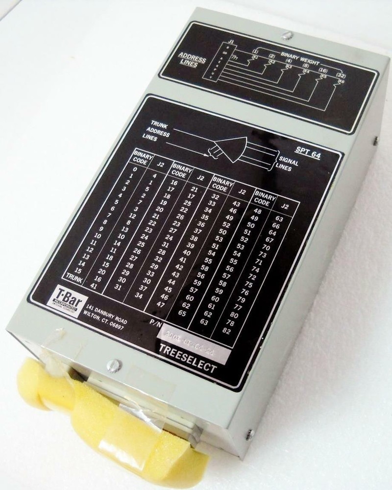 T-BAR SWITCHING TECHNOLOGIES 2901-SPT64-24 TREESELECT, SPT 64, SWITCH / RELAY A