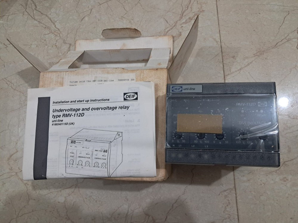 DEIF RMV-112D Undervoltage and Overvoltage relay