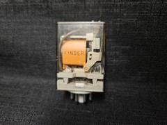 Finder 60.12.8.120.0040 General Purpose Relay 120VAC 10A 8-Pin Octal DPDT