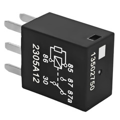 Automotive Relay 13502750 (Pack of 4), Automotive Power Relay – 5 Pins Easy Plug