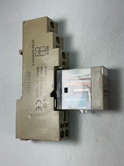 Relay Ice-Cube + Socket/Base (24VDC COIL) DIN-Rail 1P 10A NO/NC Omron G2R-1-S(S)