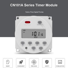 DC 12V Digital LCD Programmable Timer For Relay Switch 16A 1Min-168H Range