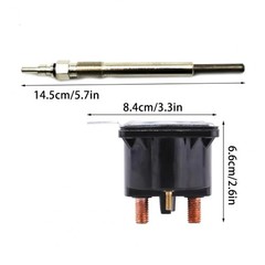 Glow Plug Relays Module Controller Solenoid 80033190 For F-250 F-350 F-450 F-590