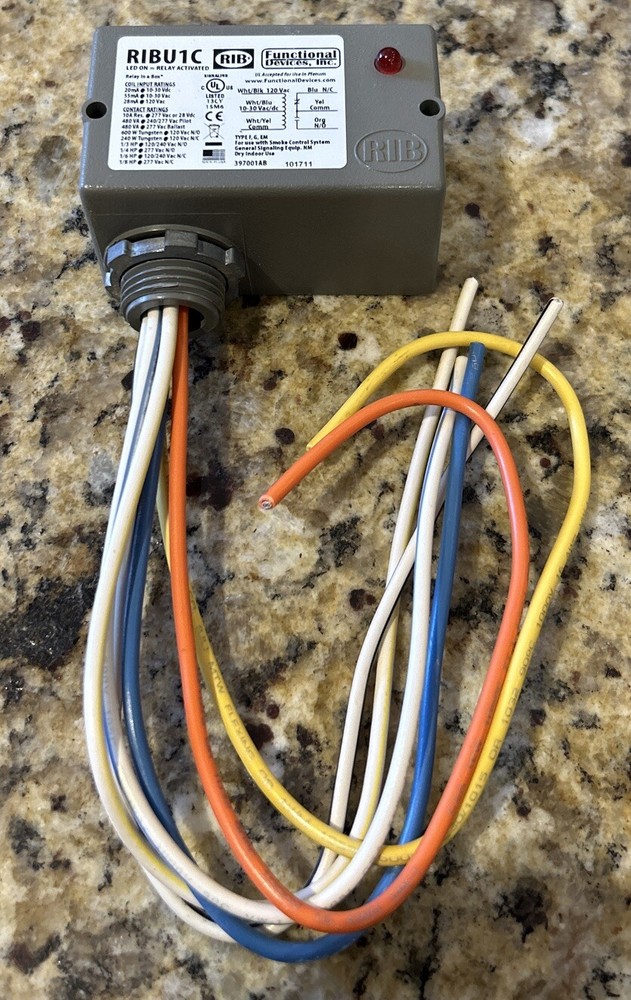 FUNCTIONAL DEVICES RIBU1C RELAY