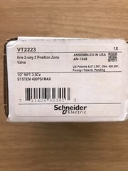 Schneider Electric Vt2223 Valve,2-Way,1/2 In Npt,3.5Cv