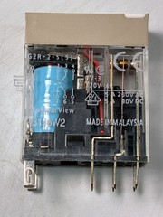 Relay Ice-Cube + Socket/Base (24VDC COIL) DIN-Rail 2P 5A NO/NC Omron G2R-2-S(S)