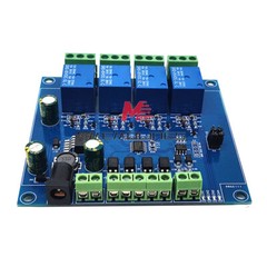 1-10x Modbus RTU DC7-24V 4 Channel Relay Control Switch RS485/TTL UART Module US