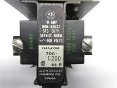 ALLEN BRADLEY 700-C200 SER. B 220/240V 10A NSNP