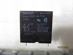 Omron G4W-1112P-US-TV8 Relay 15A 250VAC/VDC Coil 9VDC New!!!