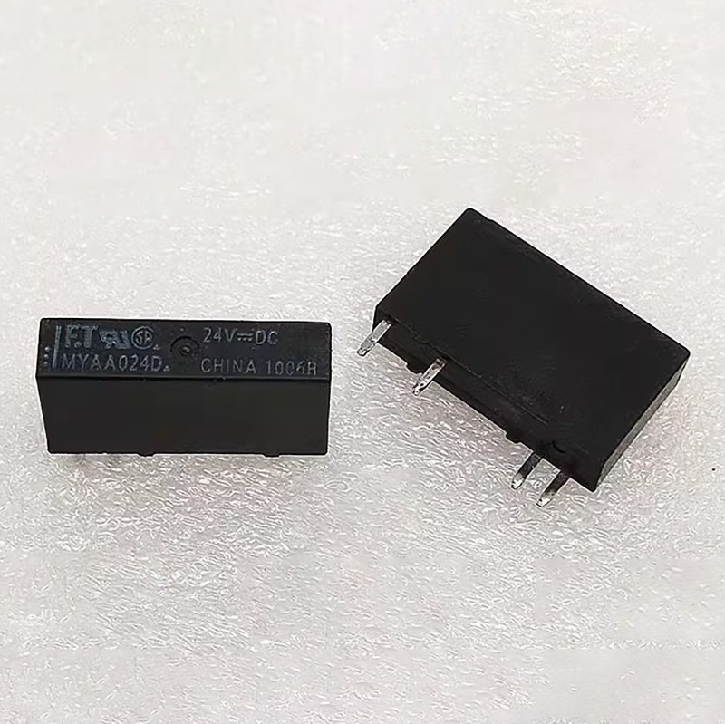 10PCS For Fujitsu FTR-MYAA024D MYAA024D Electromechanical Relay 24VDC 5A 4 Pins