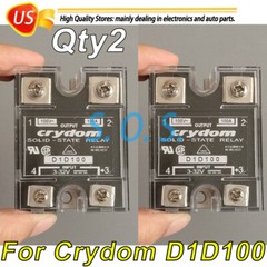 2* For Crydom D1D100 Solid State Relay (SSR) 3 – 32VDC 100A 100V Panel Mount New