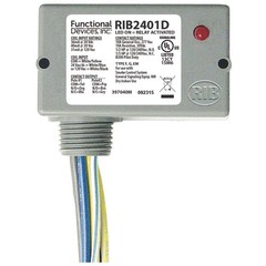 (BRAND NEW) RIB RIB2401D 10Amp Enclosed Relay DPDT 24Vac/dc/12
