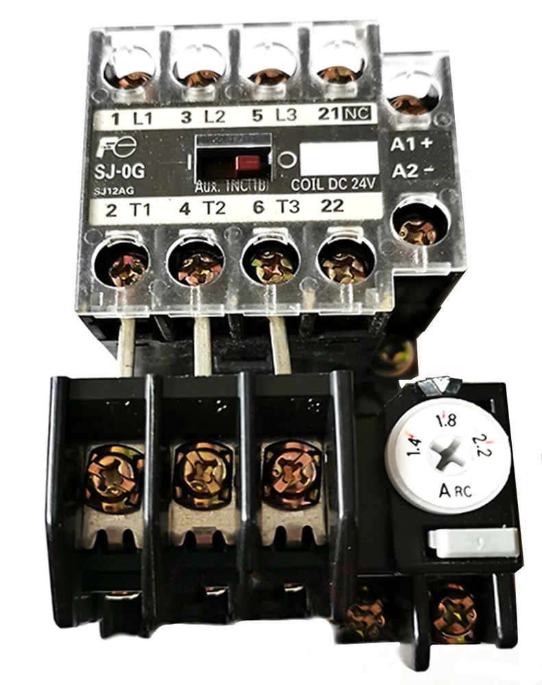 1PC FUJI SJ-OG SJ-0J 21NC 24VDC DC Contactor Relays with Socket