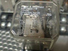 Potter & Brumfield KUP-14D15-110 110VDC Relays & Curtis CUS12 Bases (Lot of 4)