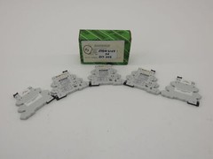 *Lot of 5* Conta-Clip ZPRC6-12-24V Socket Base W/ Finder 34.51.7.024.0010 Rel…
