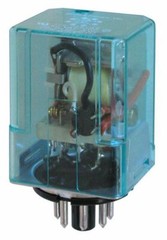 MIDTEX 158-92S7A2 32 Volt AC or DC Coil, 10 Amp DPDT 8 Pin Octal Base Relay NOS