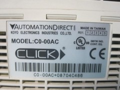 AUTOMATION DIRECT C0-00AC POWER RELAY SUPPLY 100-240VAC INPUT 24V 0.5A OUTPUT