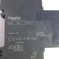 Schneider 19069 MN 48V Voltage Relay