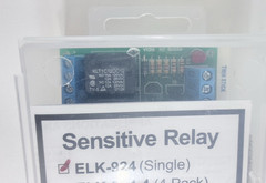 ELK-924 Sensitive Relay Module DPDT 12/24 VDC w/ 1.2 mA Trigger – Open Box