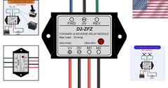 12V DC 10A Forward Reverse Relay Module for Motor Control with LED Indicator