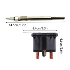 Glow Plug Relays Module Controller Solenoid 80033190 For F-350 F-450 F-590