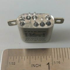 GE 3SAE1184A2 8 PIN MILSPEC ELECTROMAGNETIC RELAY