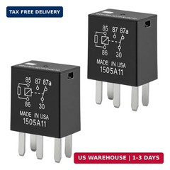 2PCS Main Harness 30Amp Relays 5Pins 12V Compatible with 2008+ Sea-Doo GTI GTR G