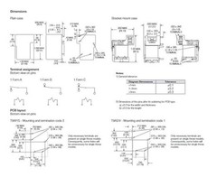 30A High Breaking Capacity PCB Mount Relay for HVAC, Pow Size: TWO T9AS1D22-12